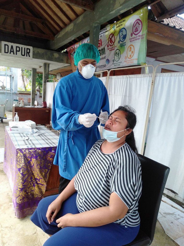 KEGIATAN UPTD PUSKESMAS ABIANSEMAL 1 PADA HARI SABTU 23 JULI 2022